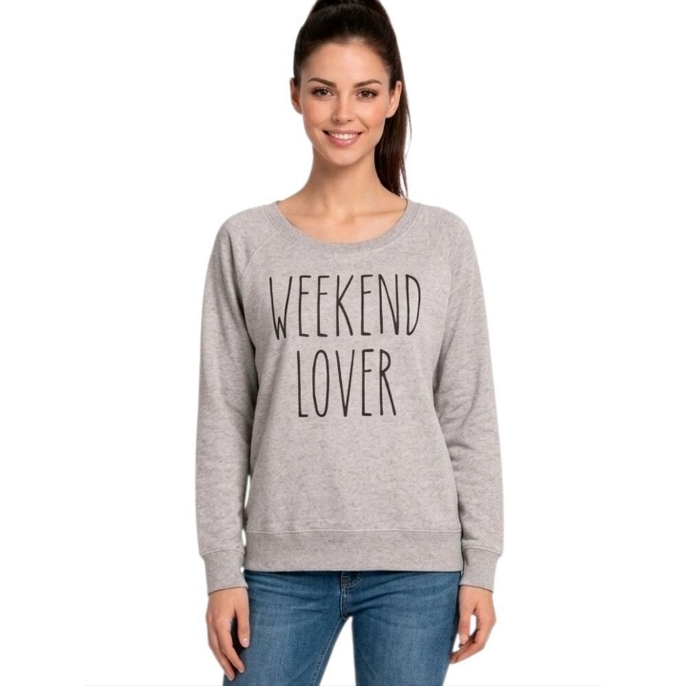 MV Sport Pink And Gray Graphic Sweatshirt Size M